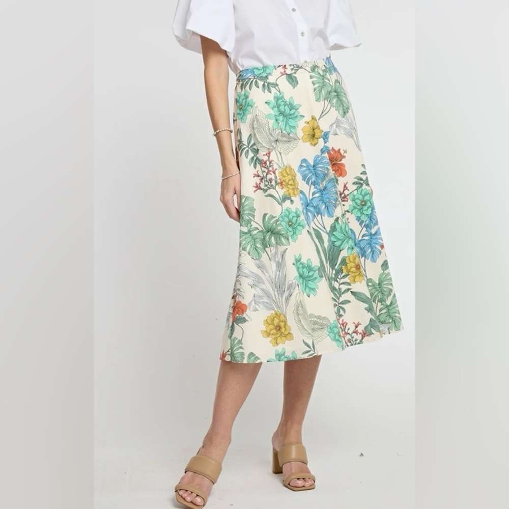 NWT HINSON WU Gloria Rainforest Print Skirt - Picture 3 of 6